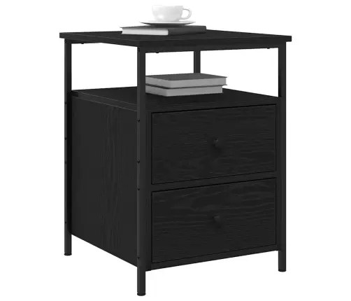 Šalia Lovos Spintelė Juodas Ąžuolas 34 X 35,5 X 50 Cm