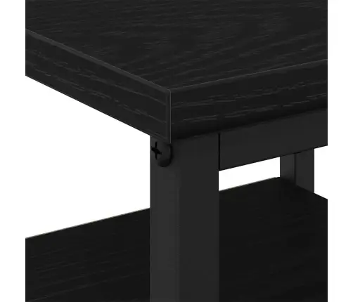 Öölambi Kapp Sahtliga 2 Pcs Must Tamm 34 X 36 X 50 Cm Tehispuit