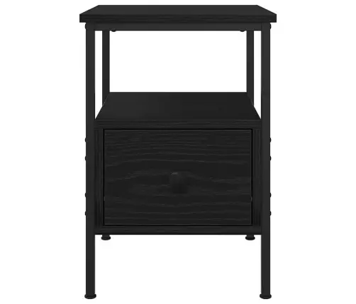 Öölambi Kapp Sahtliga 2 Pcs Must Tamm 34 X 36 X 50 Cm Tehispuit