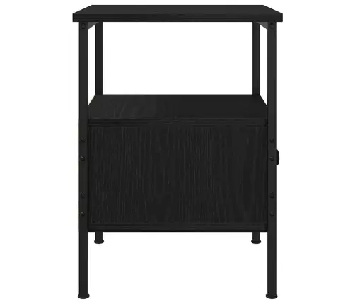 Öölambi Kapp Sahtliga 2 Pcs Must Tamm 34 X 36 X 50 Cm Tehispuit