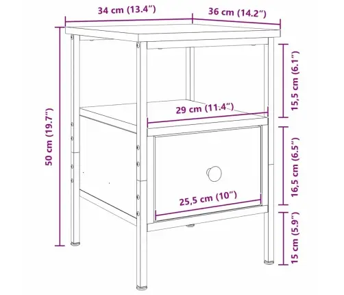 Öölambi Kapp Sahtliga 2 Pcs Must Tamm 34 X 36 X 50 Cm Tehispuit