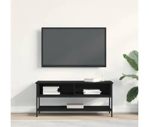 Televizora Skapīša Melns Ozols 100 X 35 X 45 Cm Vidaxl