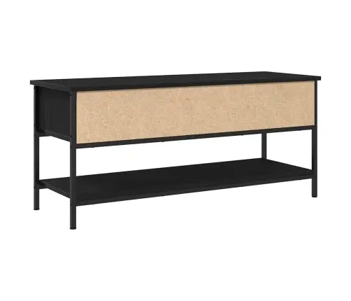 Televizora Skapīša Melns Ozols 100 X 35 X 45 Cm Vidaxl