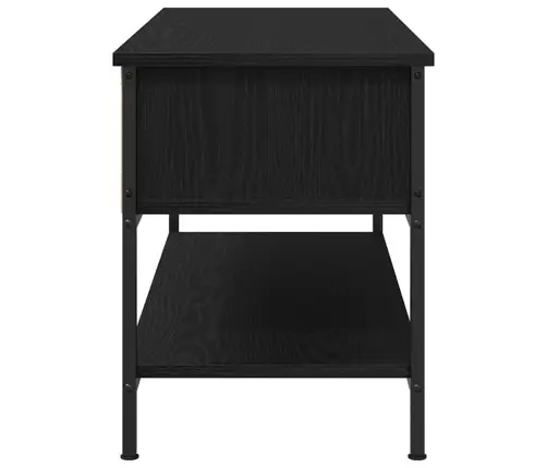 Televizora Skapīša Melns Ozols 100 X 35 X 45 Cm Vidaxl