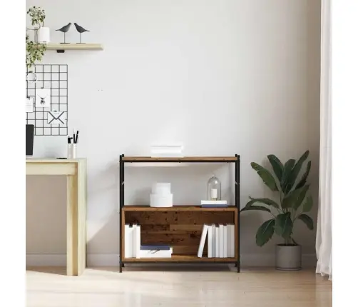 Grāmatu Plaukts Dūmakaina Ozolkoka 80 X 30 X 78.5 Cm Vidaxl