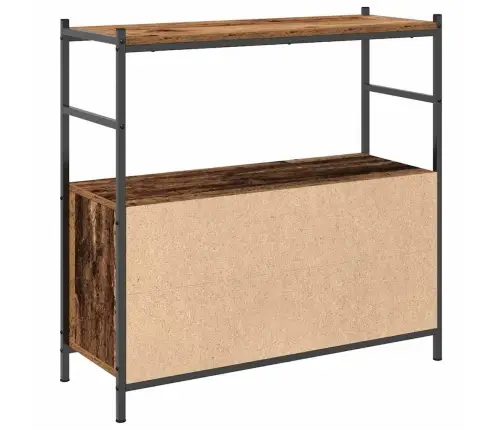 Grāmatu Plaukts Dūmakaina Ozolkoka 80 X 30 X 78.5 Cm Vidaxl