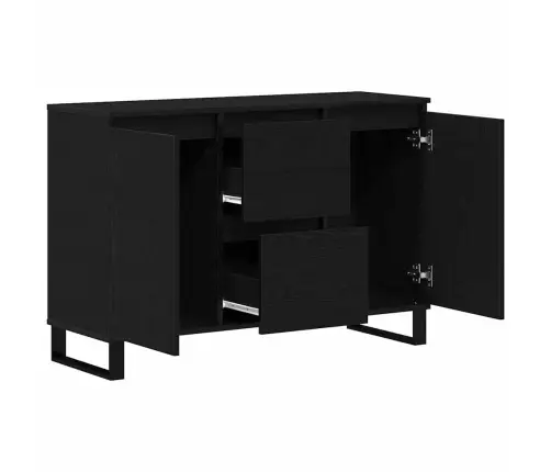 Bufete Melna Ozola 104X35X70 Cm Inženierkoks Vidaxl