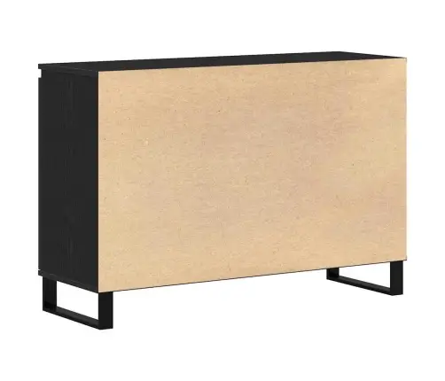 Bufete Melna Ozola 104X35X70 Cm Inženierkoks Vidaxl