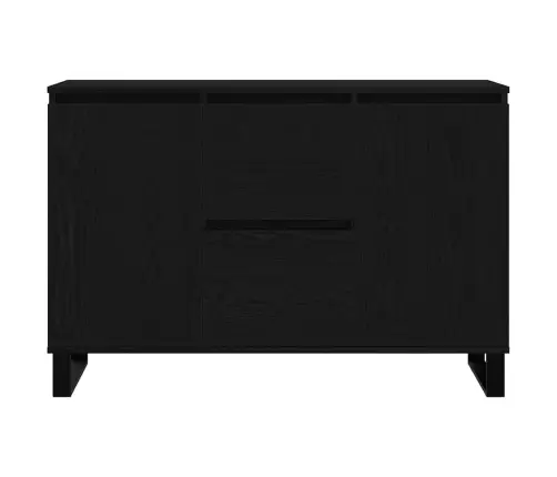 Bufete Melna Ozola 104X35X70 Cm Inženierkoks Vidaxl