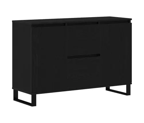 Bufete Melna Ozola 104X35X70 Cm Inženierkoks Vidaxl