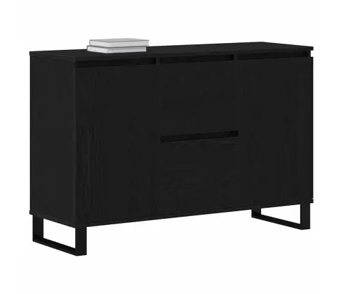 Bufete Melna Ozola 104X35X70 Cm Inženierkoks Vidaxl