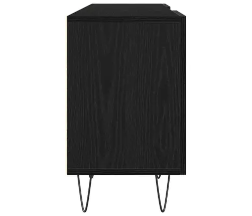 Tv Spintelių Komplektas Juodas Ąžuolas 150 X 30 X 50 Cm