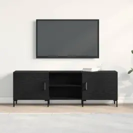 Televizora Skapīša Melns Ozols 150 X 30 X 50 Cm Vidaxl