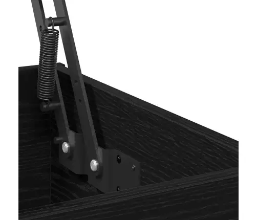 Kohvilaud Must Tamm 90 X 44.5 X 45 Cm Tehispuit