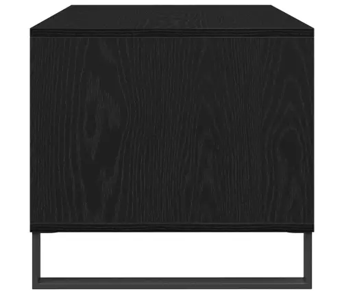 Kafijas Galdiņš Melns Ozols 90X49X45 Cm Inženierijas Koks Vidaxl
