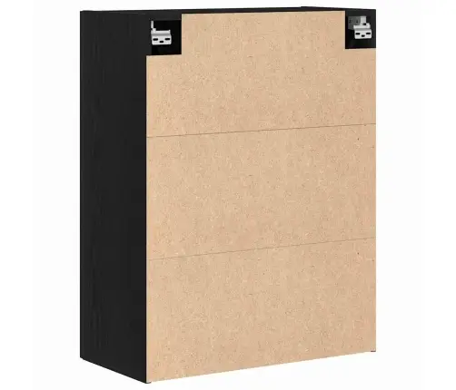 Sienā Montējamais Skapis Melns Ozols 69,5X34X90 Cm Mākslīgā Koka Vidaxl