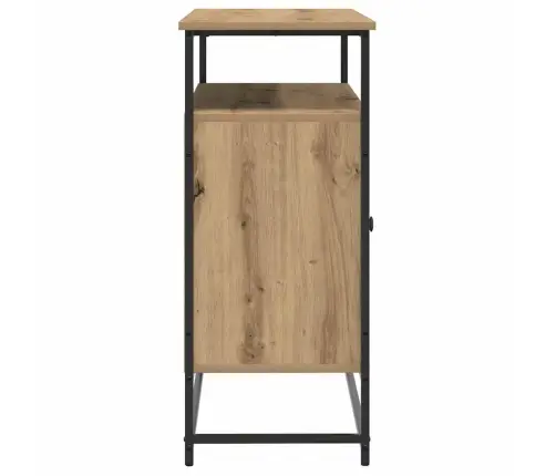 Skuvekļa Artisan Oak 100X35X80 Cm Inženieru Koks Un Tērauds Vidaxl Skuvekļa Artisan Oak 100X35X80 Cm Inženieru Koks Un Tērauds Vidaxl