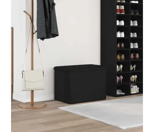 Glabāšanas Sola Melna Ozola 60X40X45 Cm Inženierijas Koks Vidaxl