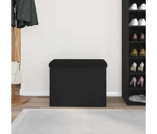 Glabāšanas Sola Melna Ozola 60X40X45 Cm Inženierijas Koks Vidaxl