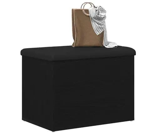 Glabāšanas Sola Melna Ozola 60X40X45 Cm Inženierijas Koks Vidaxl