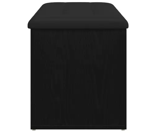 Glabāšanas Soliņš Melna Ozola Krāsa 100X40X45 Cm Inženierijas Koks Vidaxl