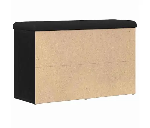 Uzglabāšanas Sola Melns Ozols 80X30X48 Cm Pārstrādāts Koks Vidaxl