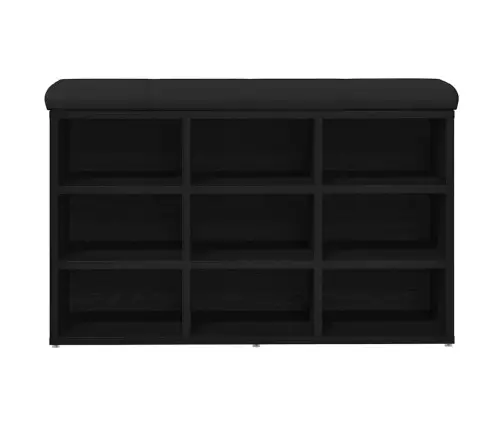 Uzglabāšanas Sola Melns Ozols 80X30X48 Cm Pārstrādāts Koks Vidaxl