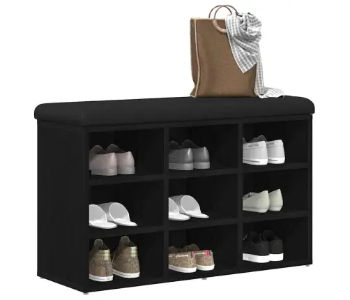 Uzglabāšanas Sola Melns Ozols 80X30X48 Cm Pārstrādāts Koks Vidaxl