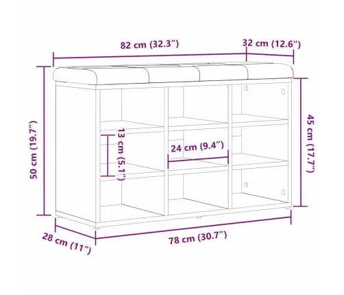 Uzglabāšanas Sola Melns Ozols 80X30X48 Cm Pārstrādāts Koks Vidaxl