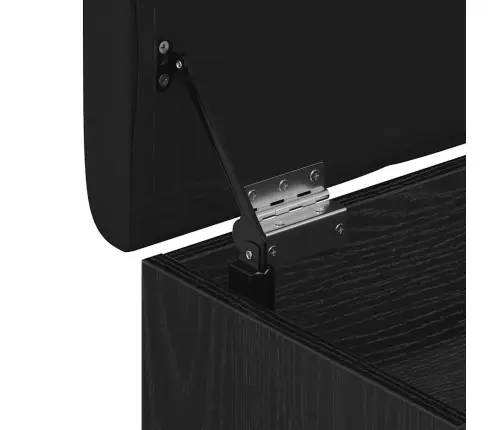 Uzglabāšanas Sola Melna Ozola 80X30X45 Cm Inženierēs Koks Vidaxl