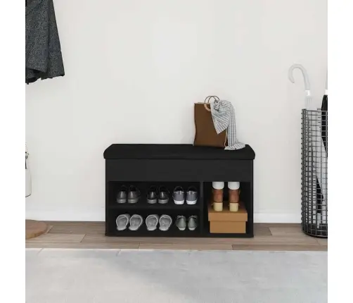 Uzglabāšanas Sola Melna Ozola 80X30X45 Cm Inženierēs Koks Vidaxl