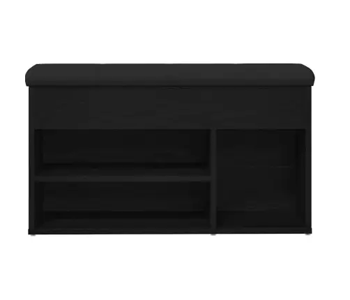 Uzglabāšanas Sola Melna Ozola 80X30X45 Cm Inženierēs Koks Vidaxl