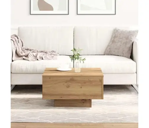 Kafijas Galdiņš Artisian Ozols 55X55X31 Cm Vidaxl Kafijas Galdiņš Artisian Ozols 55X55X31 Cm Vidaxl