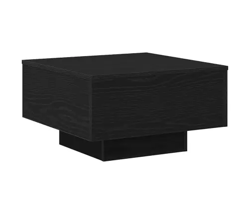 Kafijas Galdiņš Melnā Ozola Krāsā 55X55X31 Cm, Inženierijas Koks Vidaxl