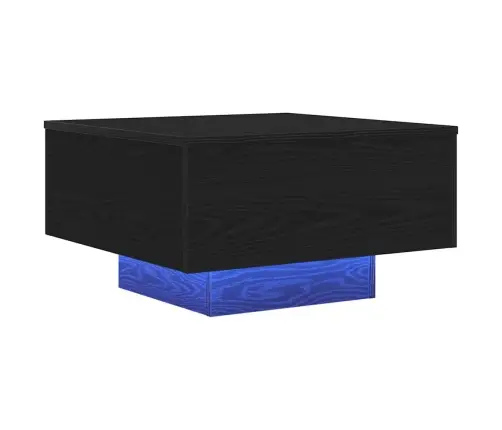 Kafijas Galds Ar Led Gaismām Melns Ozols 55X55X31 Cm Vidaxl Kafijas Galds Ar Led Gaismām Melns Ozols 55X55X31 Cm Vidaxl