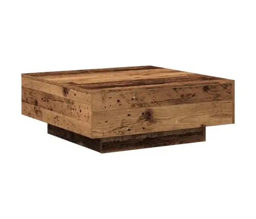 Kafijas Galdiņš No Veca Koka 80X80X31 Cm, Inženieru Koks Vidaxl