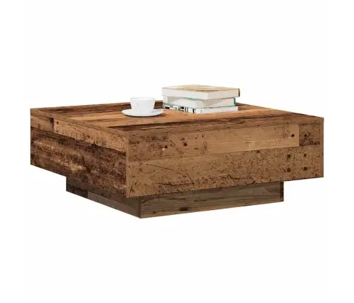 Kafijas Galdiņš No Veca Koka 80X80X31 Cm, Inženieru Koks Vidaxl