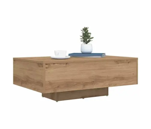 Kafijas Galdiņš Ar Led Gaismām Artisan Ozols 85X55X31 Cm Vidaxl Kafijas Galdiņš Ar Led Gaismām Artisan Ozols 85X55X31 Cm Vidaxl