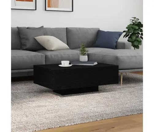 Kavos Staliukas Juodas Ąžuolas 85 X 55 X 31 Cm Apdirbta Mediena