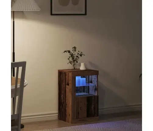 Led Bufetas Senas Medis 41 X 37 X 67 Cm Apdirbta Mediena