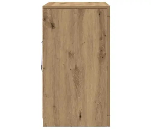 Sānu Skapji Ar Led Gaismām 2 Gab. Mākslinieciskā Ozola 41X37X67 Cm Vidaxl