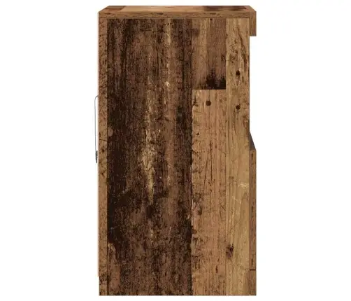 Kõide Led -Ribatuledega Vana Puit 41 X 37 X 67 Cm Tehispuit