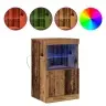 Kõide Led -Ribatuledega Vana Puit 41 X 37 X 67 Cm Tehispuit