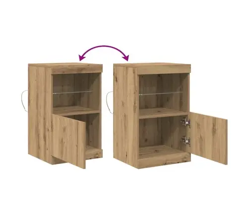 Led Bufetas Amatininkų Ąžuolas 41 X 37 X 67 Cm Apdirbta Mediena