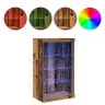 Sideboard Ar Led Gaismām Vecs Koks 60,5X37X100 Cm Vidaxl Sideboard Ar Led Gaismām Vecs Koks 60,5X37X100 Cm Vidaxl
