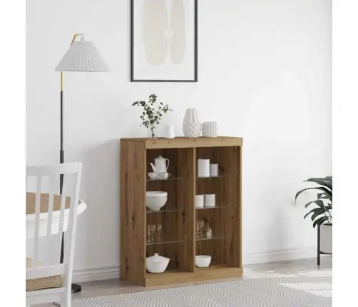 Malas Ar Led Gaismām, Koka Ozola, 41X37X100 Cm Vidaxl Malas Ar Led Gaismām, Koka Ozola, 41X37X100 Cm Vidaxl