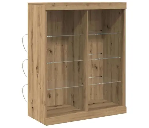 Malas Ar Led Gaismām, Koka Ozola, 41X37X100 Cm Vidaxl Malas Ar Led Gaismām, Koka Ozola, 41X37X100 Cm Vidaxl