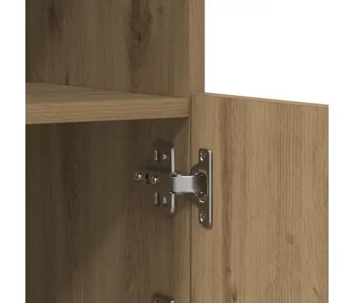 Bufete Ar Led Apgaismojumu, Amatnieku Ozols, 41X37X67 Cm Vidaxl