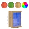 Bufete Ar Led Apgaismojumu, Amatnieku Ozols, 41X37X67 Cm Vidaxl