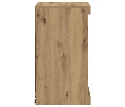 Bufete Ar Led Apgaismojumu, Amatnieku Ozols, 41X37X67 Cm Vidaxl